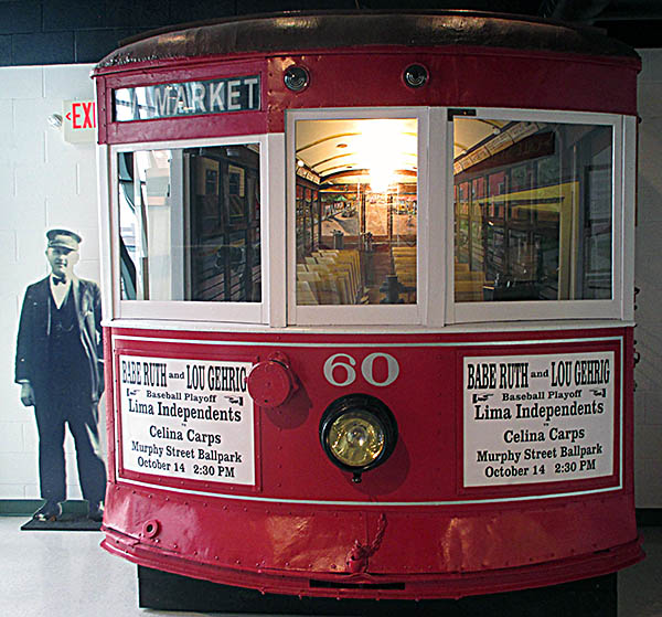 Car 60 ran on the Lima City Street Car Company until 1939.