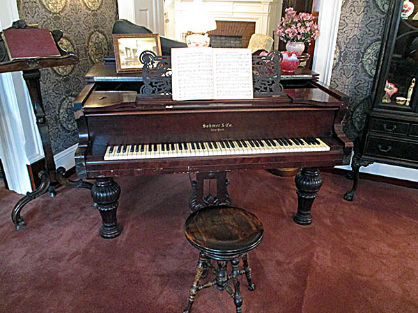 Ashland County Historical Society This piano was first owned by one of the families living in the house, wandered about Ashland County for many years, then returned to its original home