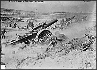 British Guns at the Battle of the Somme