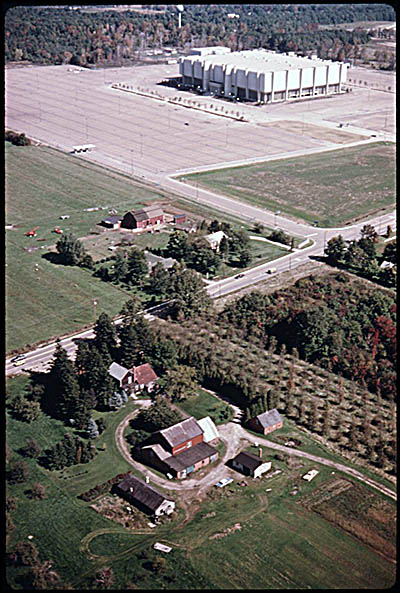 Cuyahoga Valley Historical Museum Aerial view of the Richfield Coliseum