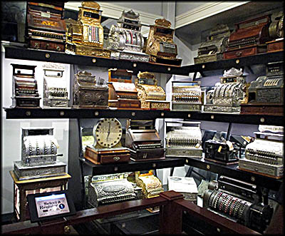 Carillon Historical Park When National Cash Register (NCR) moved its headquarters from Dayton to Atlanta, Georgia, it bequeathed its entire collection of historic cash registers to the CHP