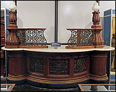 Charleston Museum Bank Teller's Counter, c. 1895