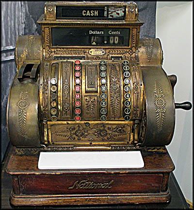 Cleo-Redd Fisher Museum NCR Cash Register Designed by Charles Kettering