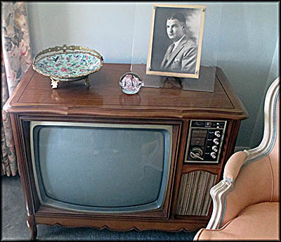 Cooke-Dorn House Vintage Cabinet Color Television ca. 1964.