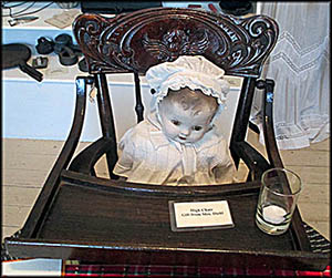 Guernsey County Historic Museum Creepy Baby Doll