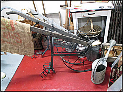 D-Day Ohio WWII Museum Tools used in a Victory Garden.