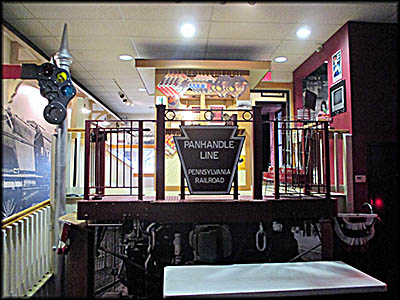 Inside Dennison Railroad Depot Museum