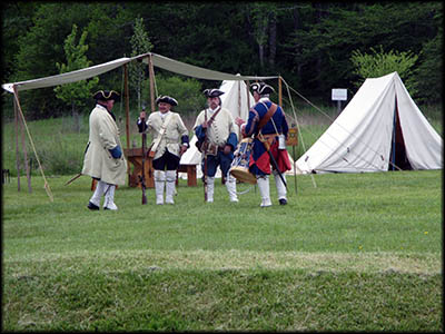 Fort Necessity French Solider Reenactors