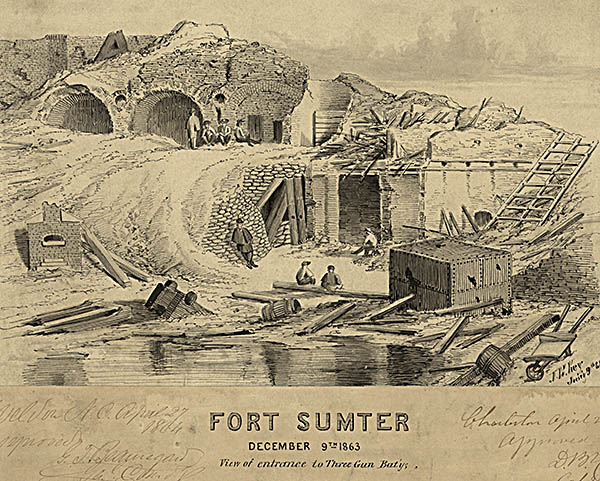 Fort Sumter December 1863