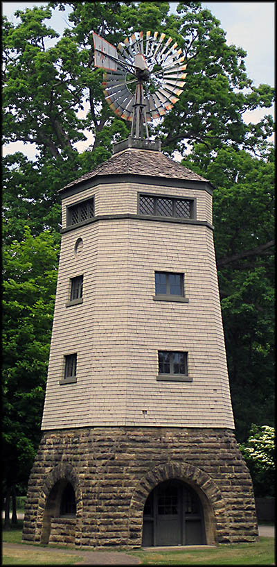 President James A. Garfield House You have to take a special tour to see inside of the windmill.