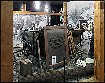 Inside Harrison County History of Coal Museum