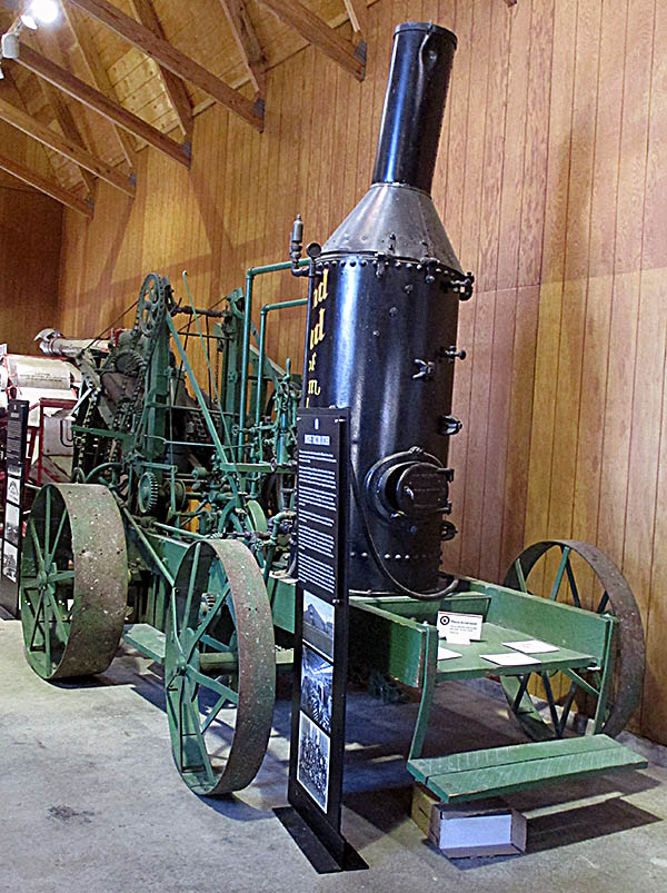 The steam-powered Buckeye Traction Ditcher was used mainly to dig ditches designed to drain the Great Black Swamp, which was in the northwestern part of Ohio. The machine was patented by James B. Hill of Bowling Green, Ohio, the only major city within the boundries of the former Great Black Swamp. The steam-powered Buckeye Traction Ditcher was used mainly to dig ditches designed to drain the Great Black Swamp, which was in the northwestern part of Ohio. The machine was patented by James B. Hill of Bowling Green, Ohio, the only major city within the boundries of the former Great Black Swamp.