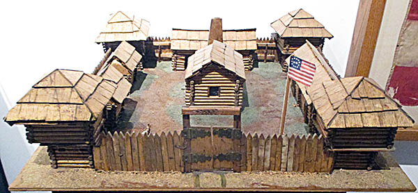 Hancock Historical Museum Model of Fort Findlay