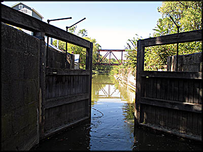 Issac Ludwig Mill Lock Opening Up