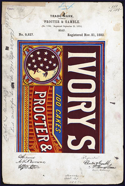 Ivory Soap Trademark, Nov. 21, 1882. 