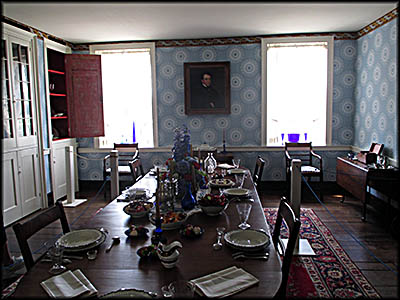 Johnston Farm and Indian Agency Johnston House's Dining Room