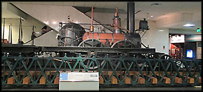 The Smithsonian This is the John Bull locomotive, the oldest locomotive in America that can still run. It last did so in 1981
