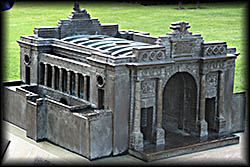 Model of Menin Gate found in Ieper Belgium