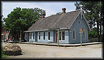 Ohio History Museum Center House in Ohio Village