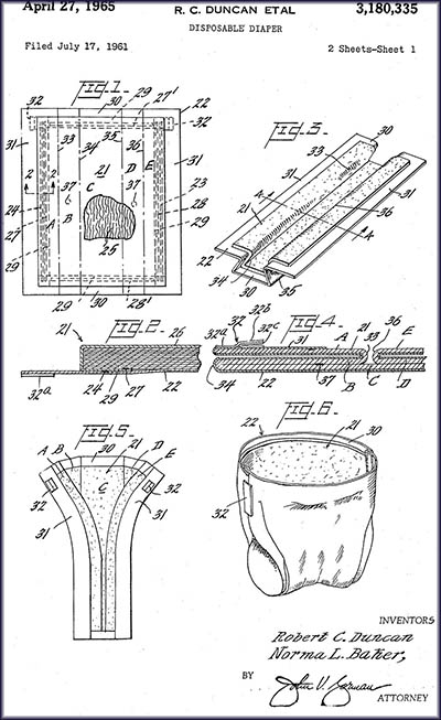 Pampers Patent