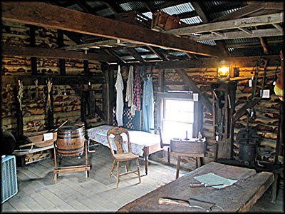 Pioneer Village Town Center Inside the Spring House