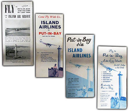 Liberty Aviation Museum Lake Erie Airline Brochures