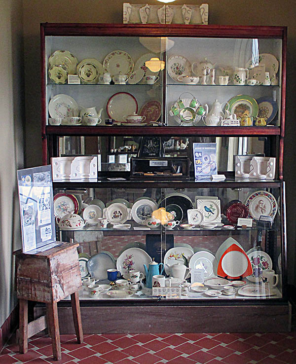 Salem Historical Society Museum Cabinet of Salem China