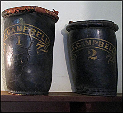 Sherman House Museum Every house in Lancaster was required to possess two fire buckets.