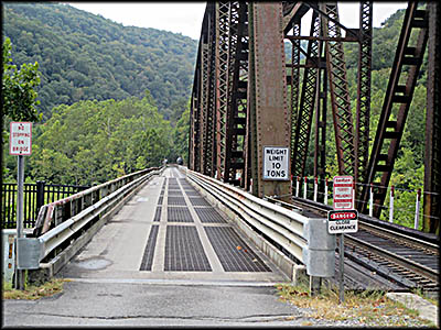 Thurmond This is the bridge we had to drive over to get to Thurmond. I took this photo after we crossed.