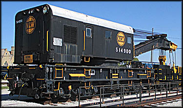 Mad River & NKP Railroad Museum Track Laying Machine