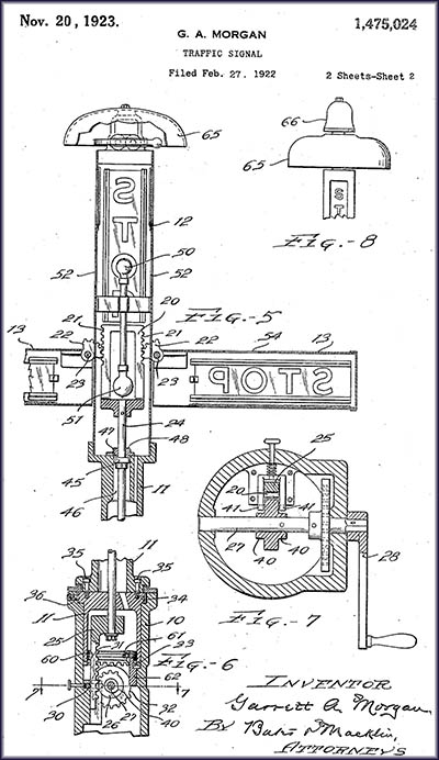 Garrett Morgan's Traffic Light Patent