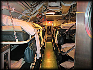 USS Cod Bunk Room