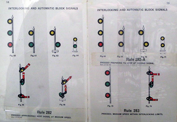 Canaday Center for Special Collections Railroad Signal Book