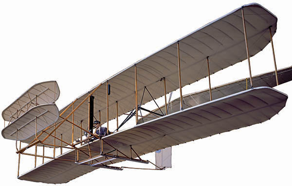 Wright Brothers Plane in the Air and Space Museum in Washington, D.C.