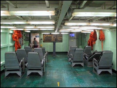 Patriots Point Naval & Maritime Museum Officers’ Briefing Room on the Yorktown