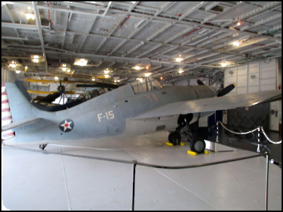 Patriots Point Naval & Maritime Museum Hellcat in the Yorktown’s Hanger