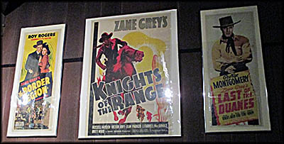 National Road & Zane Grey Museum Posters for just a few movies based on Zane Grey books