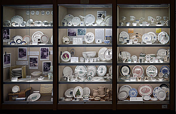 Porcelain made by the Walker China Company.