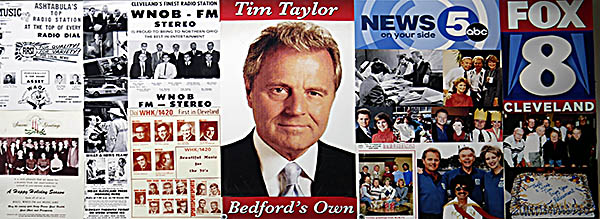 There is a display showcasing the radio and television of Bedford native Tim Taylor, who, I was told, had visited the musuem the day before the author did.