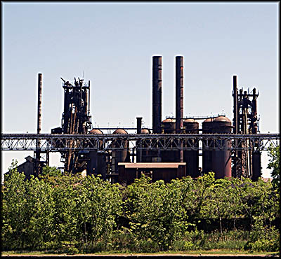 Lorain History Boat Tour: Abandoned Steel Mill
