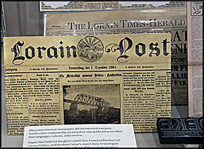 Lorain Historical Society  Lorain served as the home of many newspapers throughout its history.