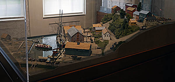 Milan Museum—Diorama of the Milan Canal Basin
