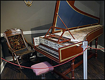 Milan Museum—Harpsicord in the Newton Arts Gallery